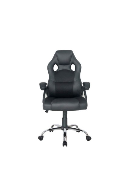 ÷ Silla de oficina ergonomica equip color negro recubrimiento pu de alta calidad dise?o - promo