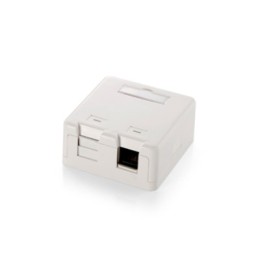 ÷ Caja de superficie equip keystone para 2 rosetas 125122