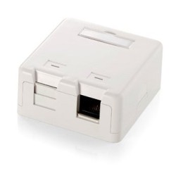 ÷ Caja de superficie equip keystone para 2 rosetas 125122