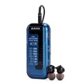 ÷ Radio analogica mini aiwa r-22bl am/fm hyperbass color azul