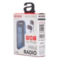 ÷ Radio analogica mini aiwa r-22bl am/fm hyperbass color azul