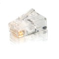 ÷ Kit 100 conectores rj45 equip categoria 5e 121140