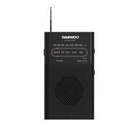 ÷ Radio analogica mini con altavoz daewo dw1027 am/fm entrada jack 3.5mm antena telescopica funciona c