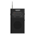 ÷ Radio analogica mini con altavoz daewo dw1027 am/fm entrada jack 3.5mm antena telescopica funciona c