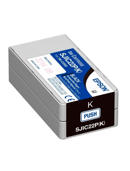 ÷ Sjic22p(k): ink cartridge for colorworks c3500 (black)